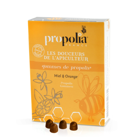 gommes de propolis au miel