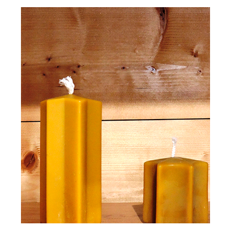 bougie étoile pure cire d'abeille