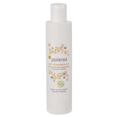lait démaquillant bio polenia