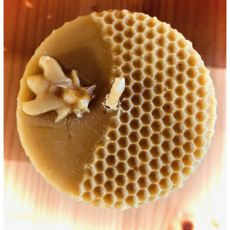 Bougie alvéole cire d abeille
