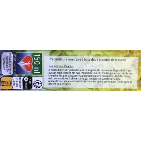 Sirop Apivital Miel et Propolis