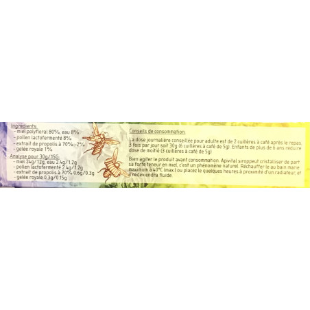 Sirop Apivital Miel et Propolis