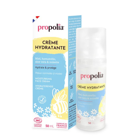 creme hydratante peaux normales miel et hamamélis